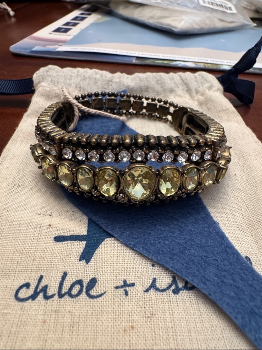 Chloe + Isabel Embellished Stretch Bracelet